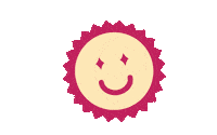 Smiley Sun Sticker by DetourCoffee