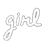 Cute Girl Love Sticker