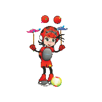 bluserena dance heart summer beach Sticker