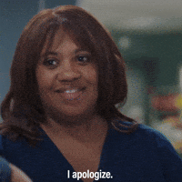 Sorry Greys Anatomy GIF by ABC Network