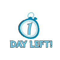 1 Day Left Sticker by Master Spas