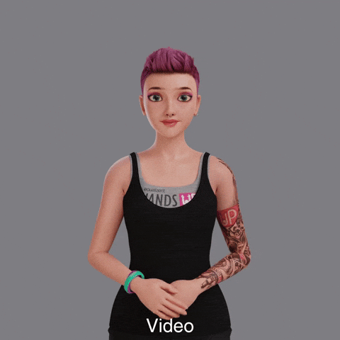 Video Avatar GIF by Sign Time - SiMAX