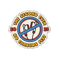 Sticker by No Earbuds!
