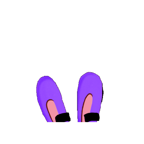 robertaplant giphygifmaker bunny purple rabbit Sticker