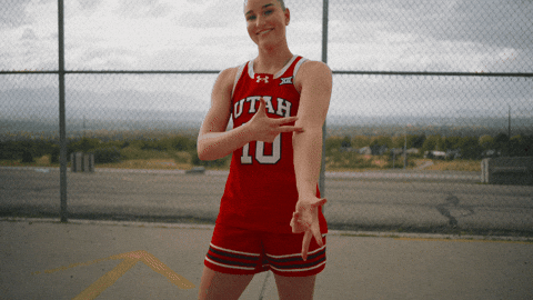 College Basketball Ncaa GIF by Utah Women's Basketball