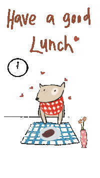 marchingblues love dog puppy eating Sticker