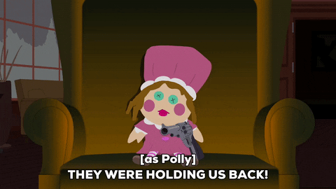 toy doll GIF by South Park 