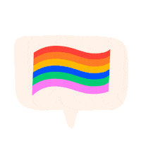 Gay Pride Love Sticker by Muchable