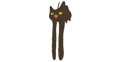 Black Cat Sticker
