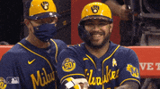 Pointing At You Omar Narvaez GIF by Milwaukee Brewers