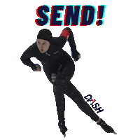 Speed Send It Sticker by DASH Skating