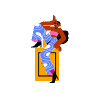 masnowflake girl fashion masnowflake Sticker