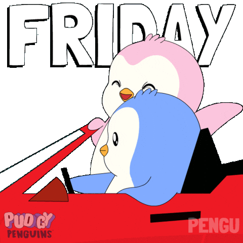 Happy Lets Go Sticker by Pudgy Penguins