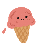 Happy Ice Cream Sticker