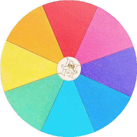 HellionToys giphyupload rainbow color wheel colour wheel Sticker