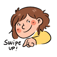 dinacomics swipe up up swipe click Sticker