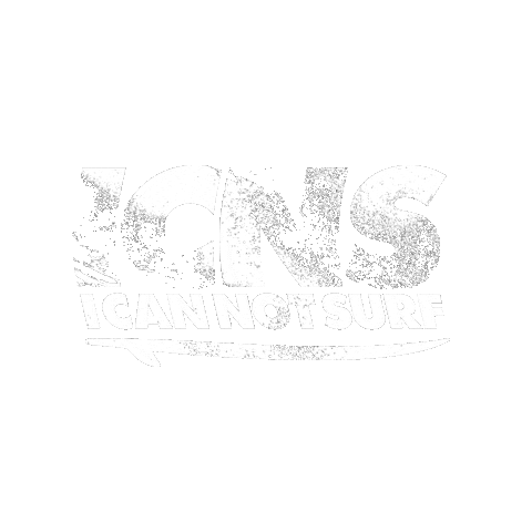 Icannotsurf Sticker by Beach & Barn