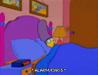Tired Season 3 GIF by The Simpsons