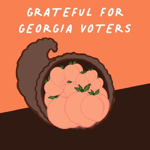 Jon Ossoff Thanksgiving GIF by Creative Courage