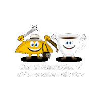 Empanadaselmachetico café empanadas chisme chismesito Sticker