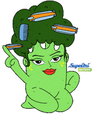 Hair Check It Out Sticker by Rumah Indofood