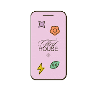 FIRSTHOUSE pink phone trending iphone Sticker