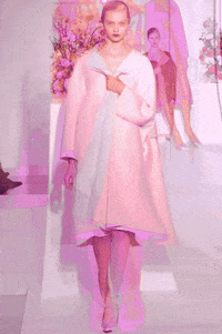raf simons pink GIF by fashgif