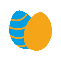 Easter Eggs Sticker by KommunikOS