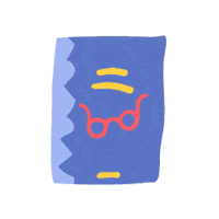boboli_es fashion kids book read Sticker