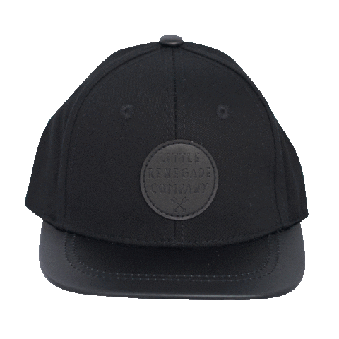 littlerenegadecompany giphyupload black hat cap Sticker