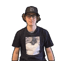Fu Middle Finger Sticker by Jan Metternich