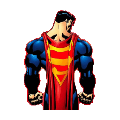 superman STICKER by imoji