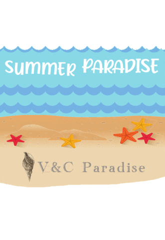 Summer Paradise Sticker by V&Cparadise
