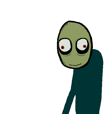 Salad Fingers Hello Sticker by David Firth