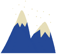 Snow Mountain Sticker