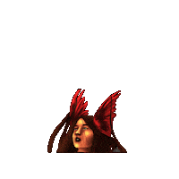 Long Hair Fox Sticker