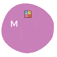 Mk Sticker by Mariola Kurczynska