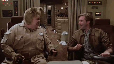 QuicklyThisWay handshake barf spaceballs lonestar GIF