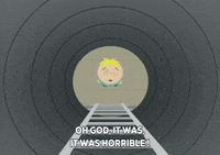 scared butters stotch GIF by South Park 