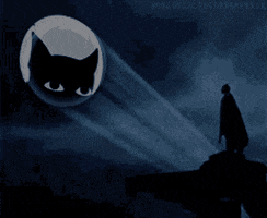 Bat Signal Batman GIF by Gutter Cat Gang
