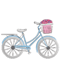 rose bike Sticker by GRACE Flowerbox
