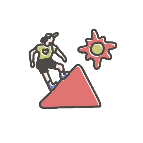 Red Rocks Walk Sticker by joelkirschenbaum