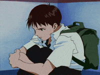Neon Genesis Evangelion Ikari Shinji GIF