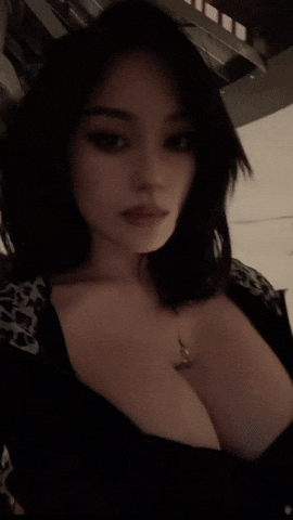 Looking Down Cute Girl GIF