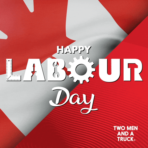 Celebrate Labour Day GIF by TWO MEN AND A TRUCK®