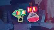 Scared Loop GIF by nounish ⌐◨-◨