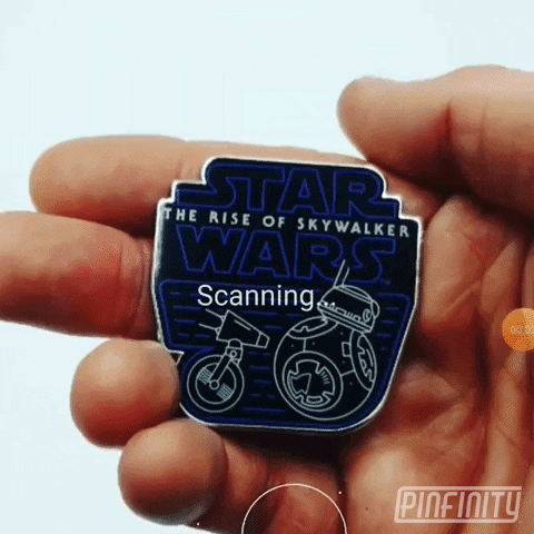 Pinfinity star wars augmented reality droid bb8 GIF