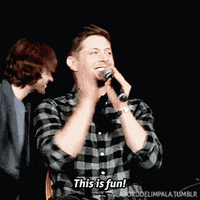 aborddelimpala fun applause jensen ackles aborddelimpala GIF