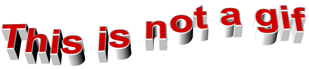 3d words this is not a gif Sticker by AnimatedText