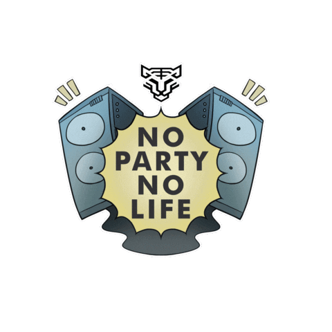 HWgroupIndonesia party dancing drink drunk Sticker